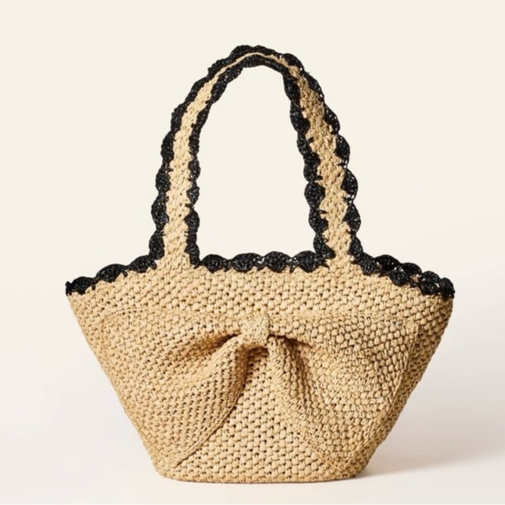 Raffia bow tote bag - kate spade new york x Target Natural